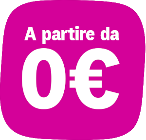 a partire da zero euro