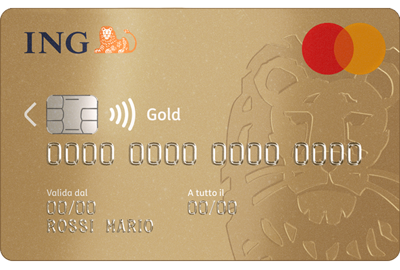 Carta di Credito Mastercard Gold ING