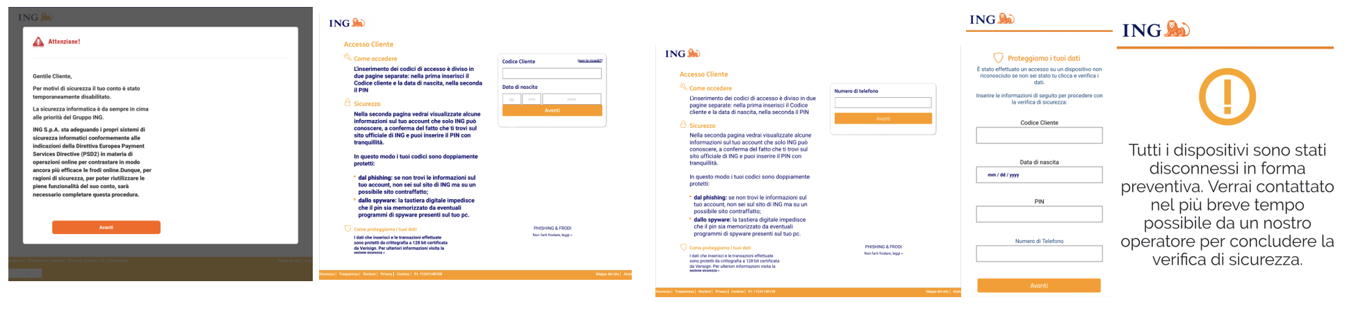 pagine phishing pagine phishing