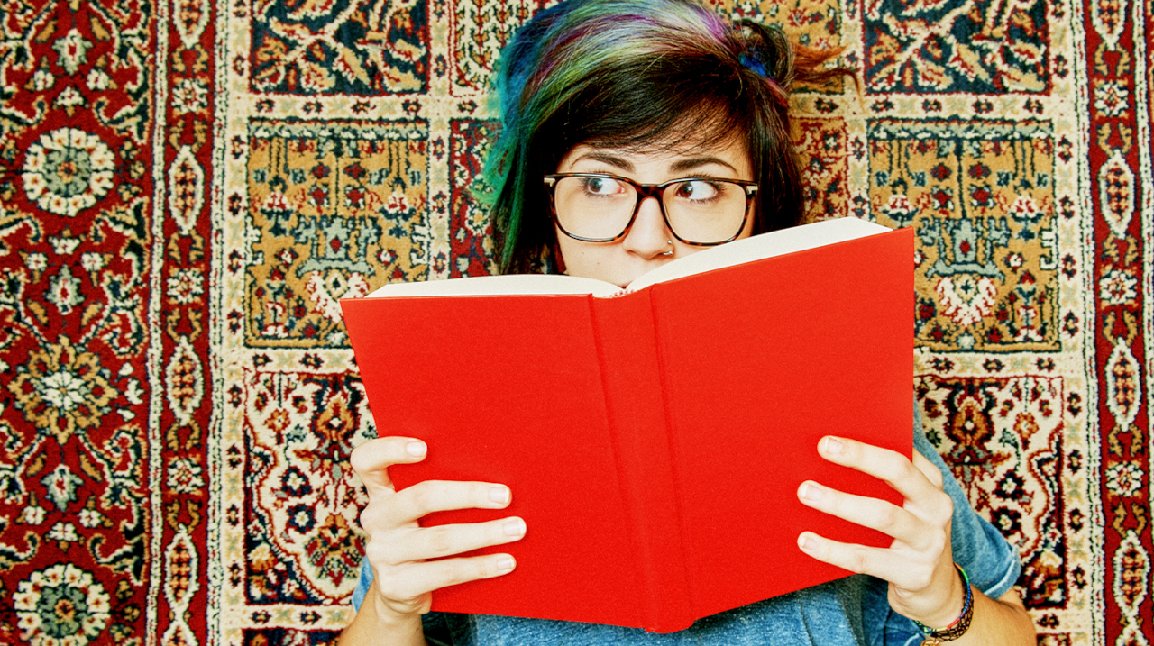 young woman lying 1280